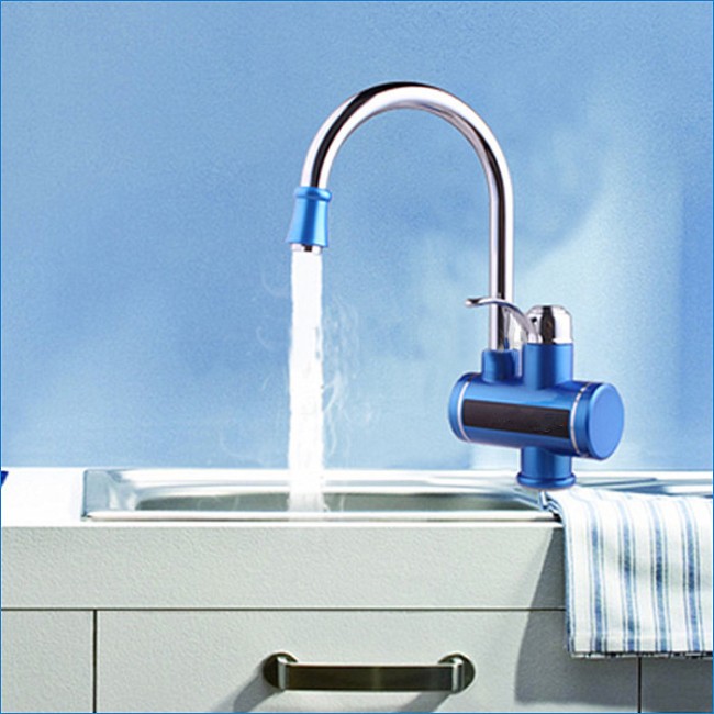 Sidon Kitchen Sink Faucet with Tankless Water Heater